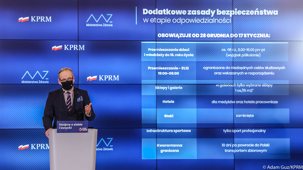 Adam Niedzielski Minister Zdrowia – źródło: gov.pl