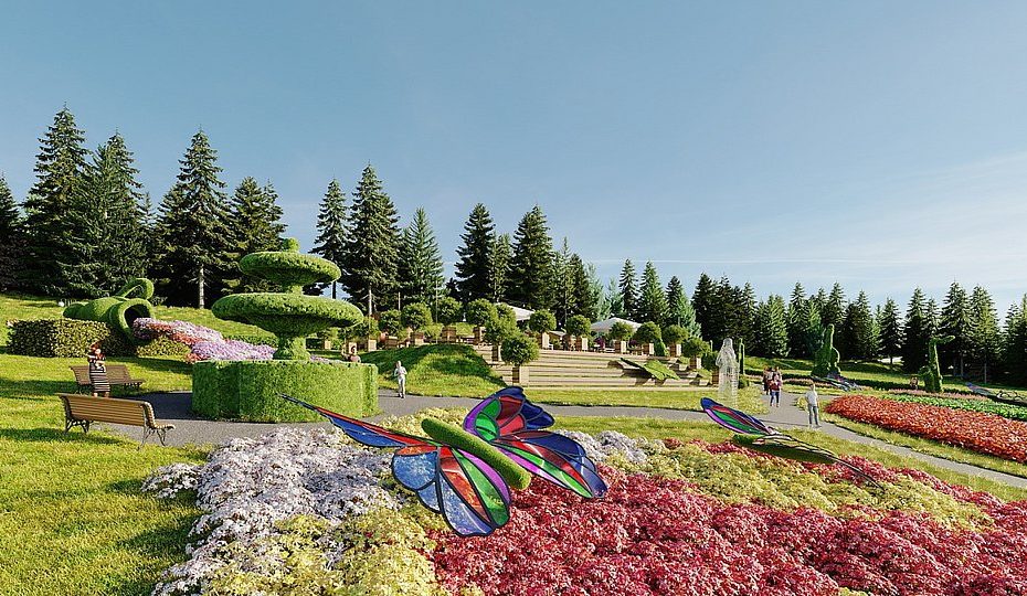 Polana Muzyki i Światła na Górze Parkowej