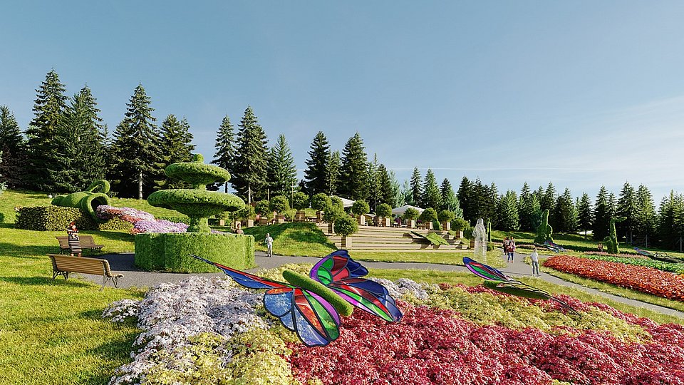 Polana Muzyki i Światła na Górze Parkowej