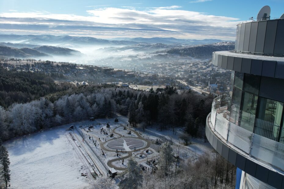 Wieża widokowa na Górze parkowej w Krynicy-Zdroju