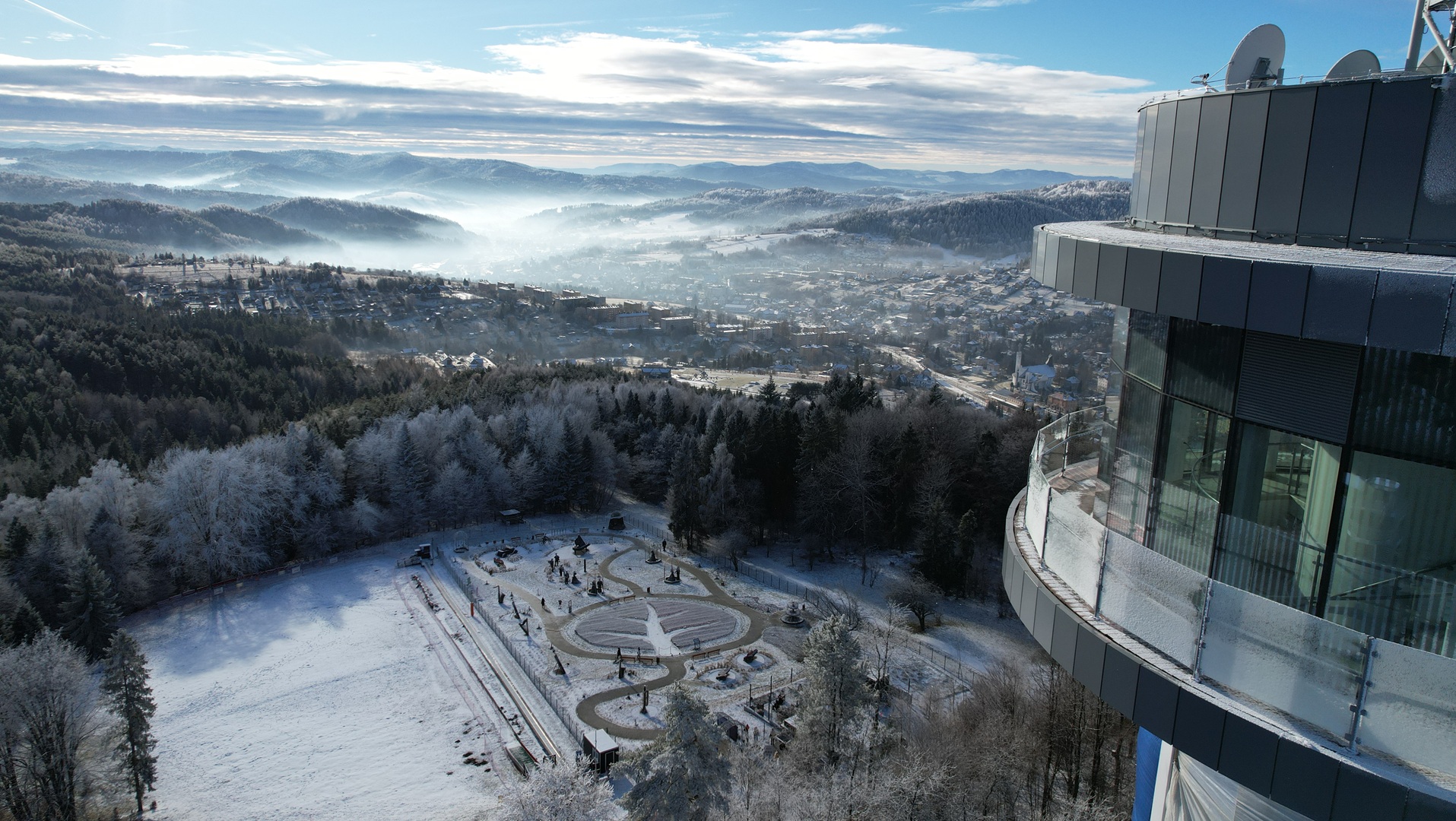 Wieża widokowa na Górze parkowej w Krynicy-Zdroju