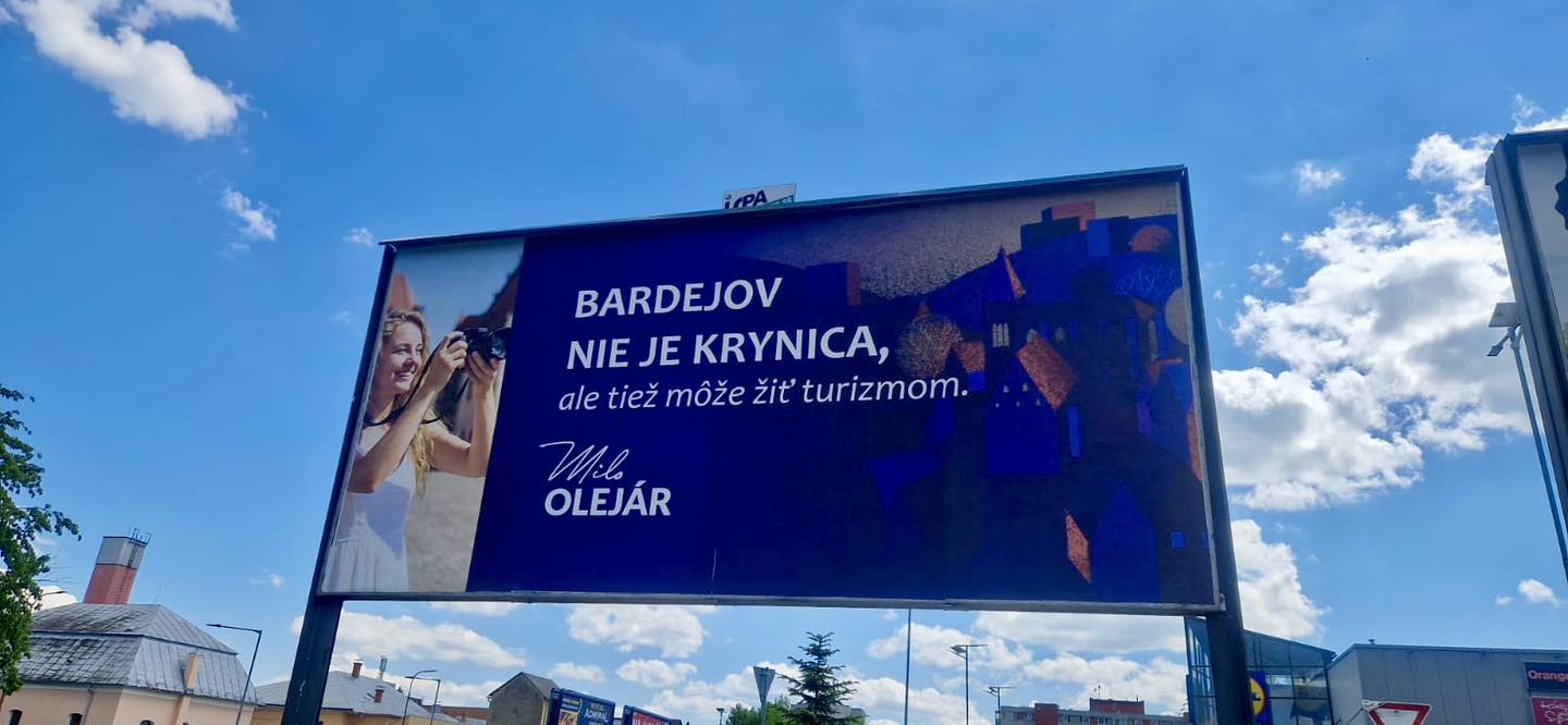 Krynica-Zdrój inspiracją dla słowackiego uzdrowiska. Wyborczy billboard wywołał poruszenie