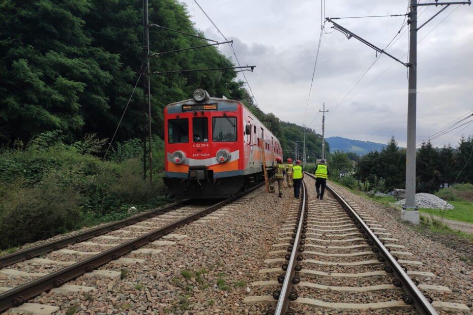 Pociąg potrącił mężczyznę w Kamionce Wielkiej