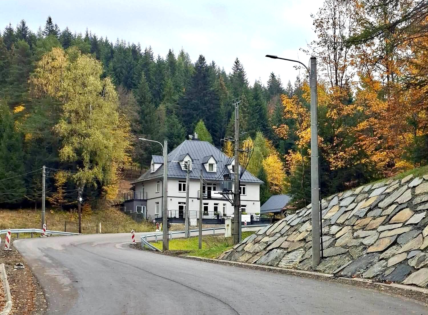 Wyremontowany odcinek ul. Pułaskiego w Krynicy-Zdroju